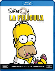 Los Simpson, la pelcula carátula Blu-ray
