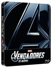 Los Vengadores: edición especial steelbook carátula Blu-ray