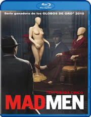 Mad Men: 5 temporada carátula Blu-ray