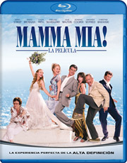 Mamma Mia! La pelcula carátula Blu-ray