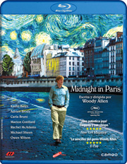 Midnight in Paris carátula Blu-ray