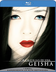 Memorias de una Geisha carátula Blu-ray
