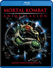 Mortal Kombat: Aniquilacin + copia digital carátula Blu-ray