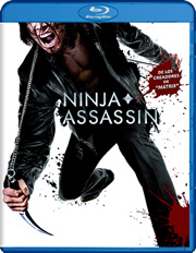 Ninja Assassin carátula Blu-ray