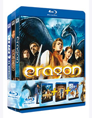 Eragon + Noche en el museo + Ice Age 2 carátula Blu-ray