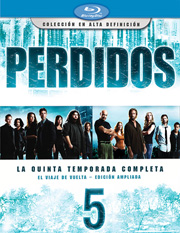 Perdidos (Lost): 5 temporada carátula Blu-ray