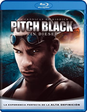 Las Crnicas de Riddick: Pitch Black carátula Blu-ray
