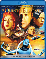 El quinto elemento carátula Blu-ray