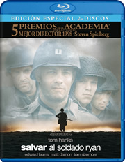 Salvar al soldado Ryan carátula Blu-ray