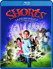 Shorts: La piedra mgica carátula Blu-ray