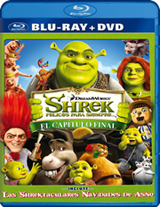 Shrek: Felices para siempre carátula Blu-ray