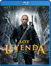 Soy leyenda (con final alternativo) carátula Blu-ray