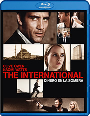 The International: Dinero en la sombra carátula Blu-ray