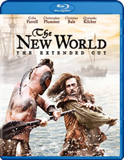 El nuevo mundo: Edición extendida carátula Blu-ray