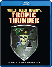 Tropic Thunder: Montaje del director carátula Blu-ray