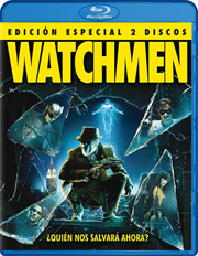 Watchmen: Edición Especial carátula Blu-ray
