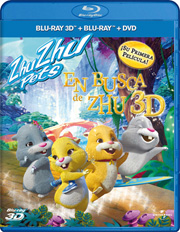 Zhu Zhu Pets: En busca de Zhu 3D carátula Blu-ray