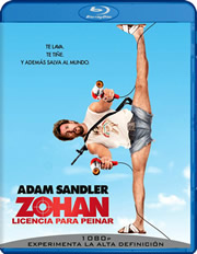 Zohan: Licencia para peinar carátula Blu-ray