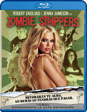 Zombie Strippers carátula Blu-ray
