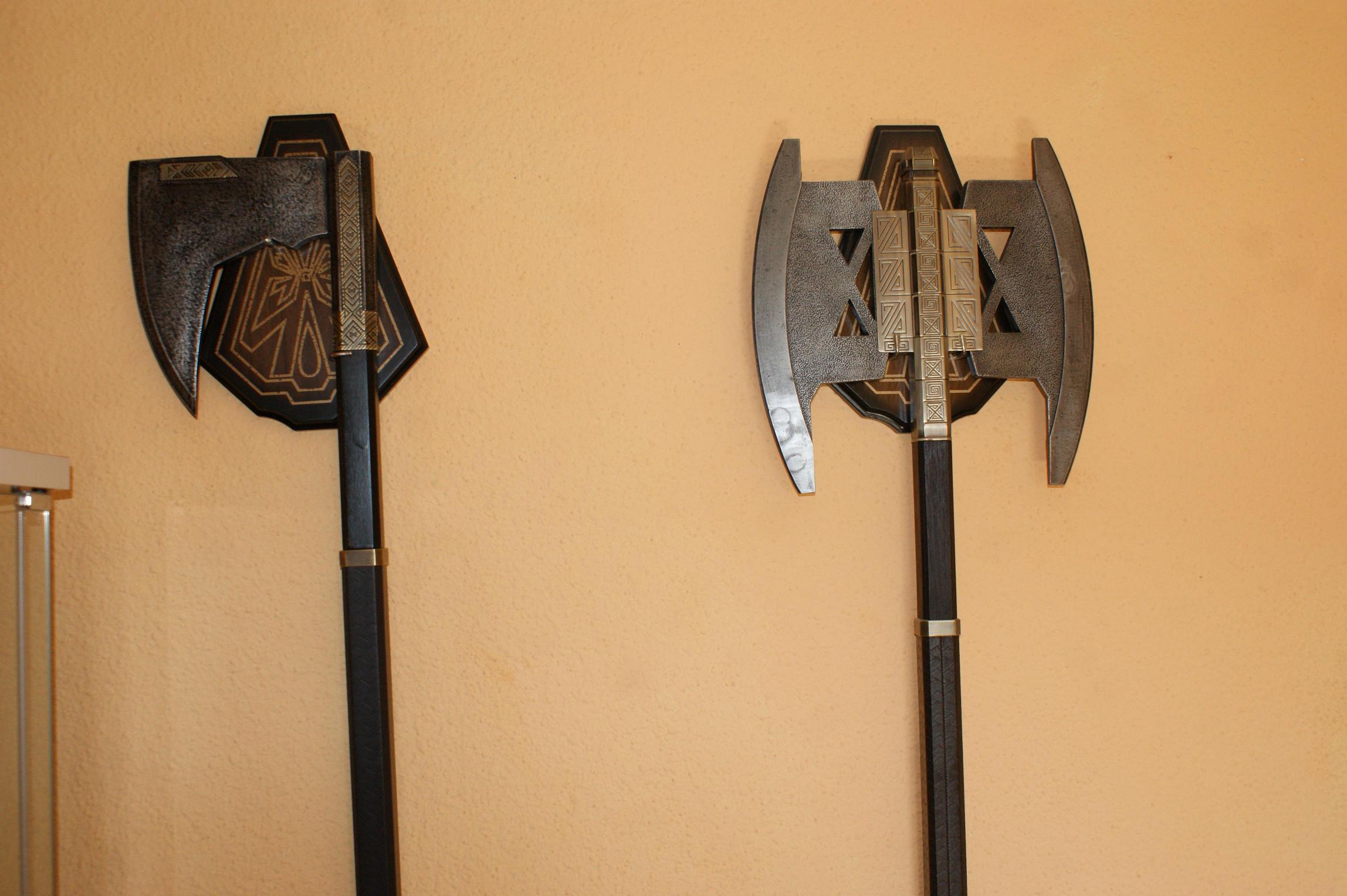 battle axe y bearded axe of gimli!!