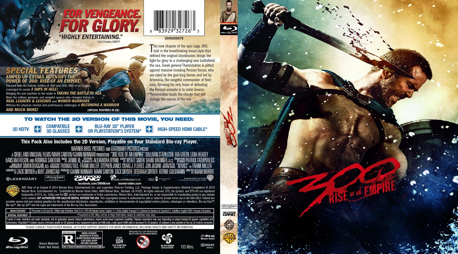 300 Rise Of An Empire Bluray